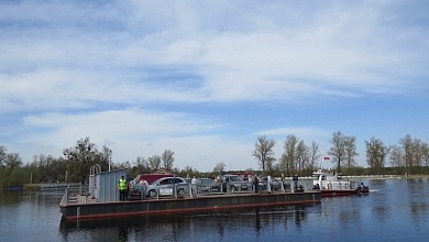 С 12 марта возобновляет работу паромная переправа Лунинец - Столин