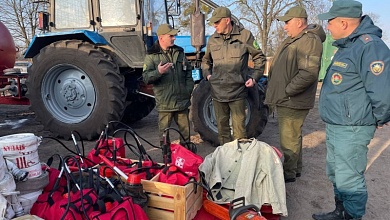 В Лунинецком лесхозе проверили готовность к пожароопасному периоду
