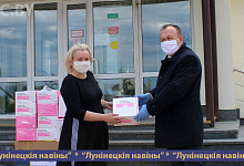 Белорусская железная дорога передала Лунинецкой больнице 5 000 масок