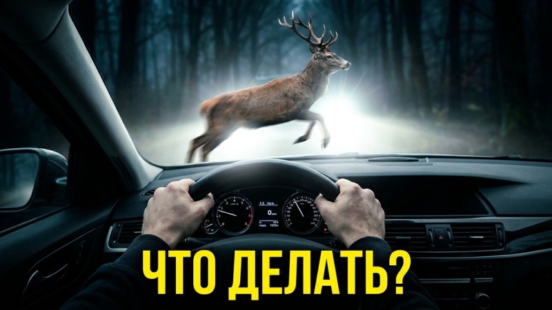 Сотни ДТП с дикими животными в Брестской области