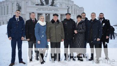 Фотофакт: работники Лунинецкого железнодорожного узла в столице нашей Родины