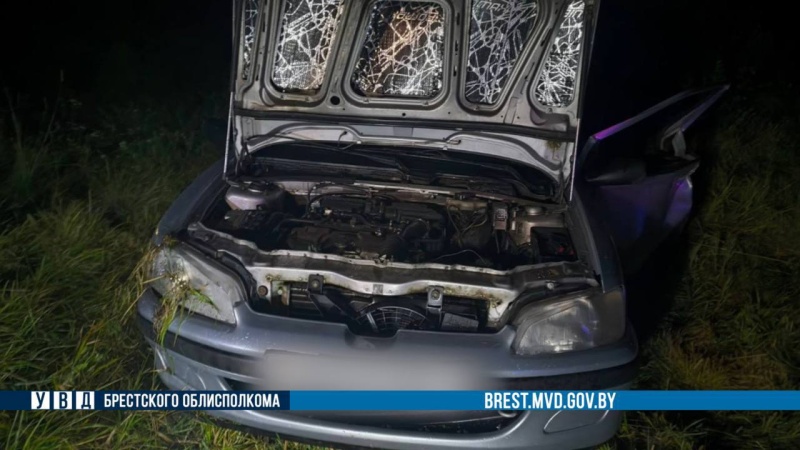 Пьяный водитель «Mercedes» совершил ДТП в Кобринском районе   