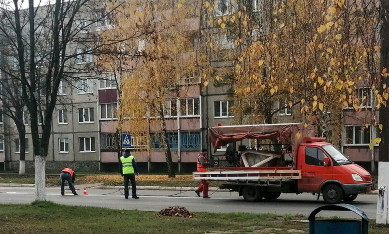 Фотофакт. Новая дорожная разметка появилась на Первомайской в Микашевичах