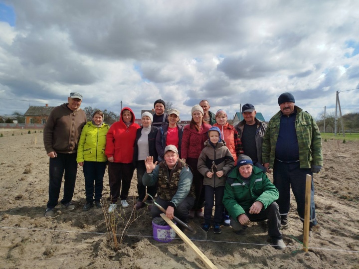 Жителями Дребска заложен парк в честь Великой Победы