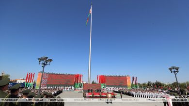Лукашенко поздравил белорусов с Днем флага, герба и гимна