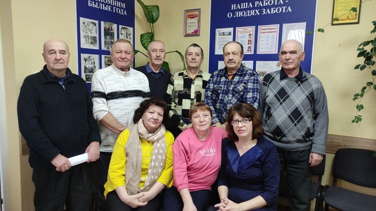 Совет ветеранов станции Ситница поздравил пенсионеров-железнодорожников (Лунинецкий район)