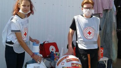 Красный Крест проводит благотворительную акцию перед началом учебного года