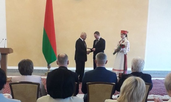 Медалью «За трудовые заслуги» награжден лунинчанин