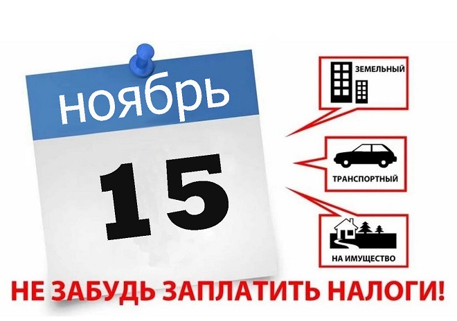 Оплатить налоги нужно до 15 ноября. Подробности