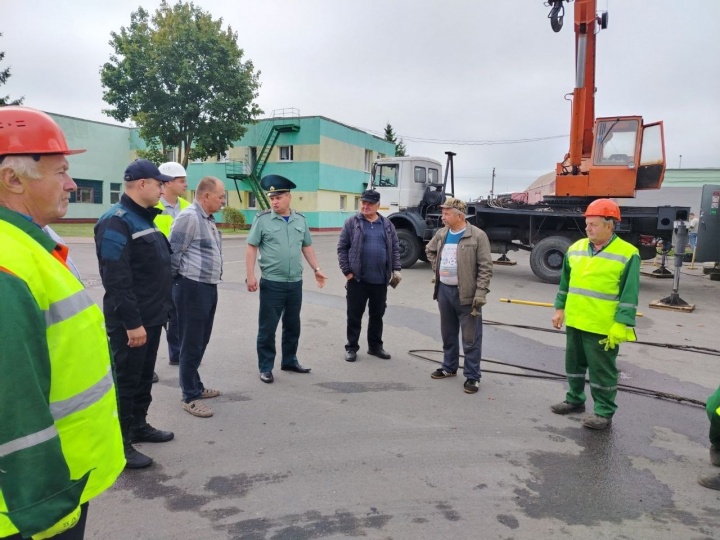 Скоро зима! В Лунинецком районе отработали развертывание модульной котельной