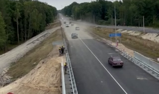 По новому мосту открыли движение автомобилей из Житковичей на Микашевичи 