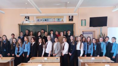 Встреча председателя суда Лунинецкого района с учащимися
