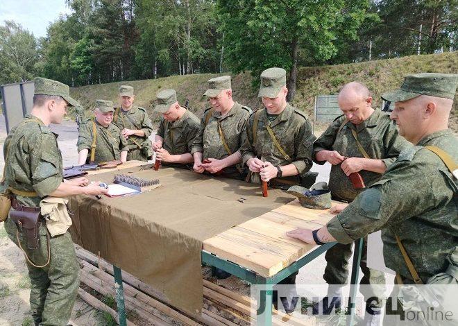 Учебные сборы продолжаются в Лунинецком районе (фоторепортаж)