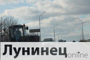 На путепроводе в Лунинце ограничено движение с 3 мая