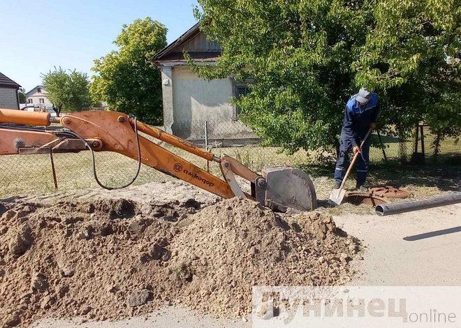 Строительство нового водопровода начали в Микашевичах