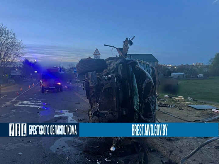 В Пинске перевернулся на BMW житель Столинского района