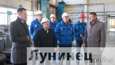 Министр архитектуры и строительства Республики Беларусь Руслан Пархамович посетил РУПП «Гранит»