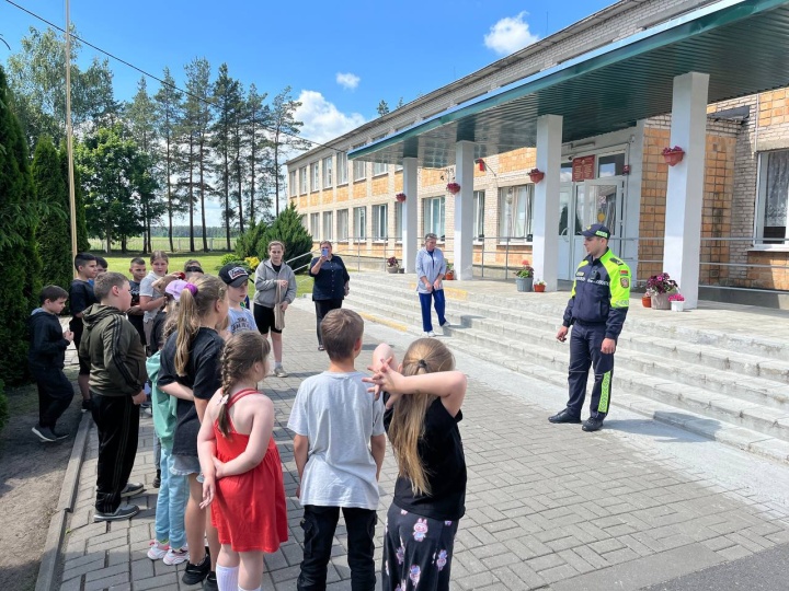 ГАИ проводит летний марафон безопасности в Лунинецком районе