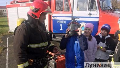 Школьники из Лунинца попробовали себя в роли спасателей