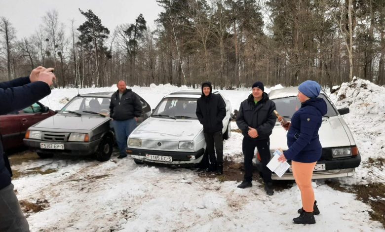 Зимнее авторалли провели в Микашевичах