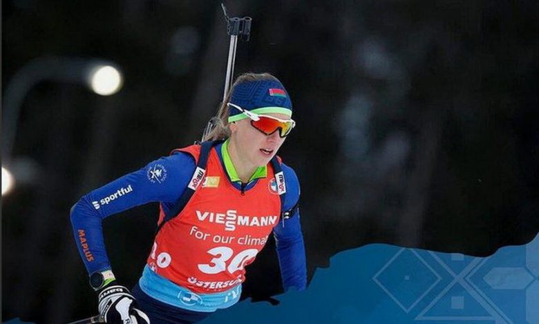 Есть медаль! Белорусская биатлонистка стала третьей в спринте на втором этапе Кубка мира в Эстерсунде