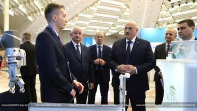 Александр Лукашенко посетил выставку «Беларусь интеллектуальная»