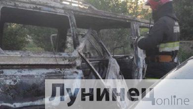 Микроавтобус сгорел в Микашевичах (Лунинецкий район)