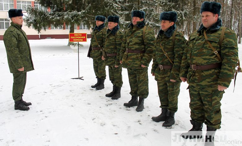 Занятия по мобилизационной готовности к территориальной обороне прошли в Лунинце