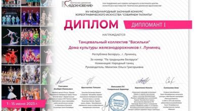 «Васильки» из Лунинца среди победителей международного онлайн-конкурса