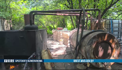 Самогонный завод уничтожен в Брестской области