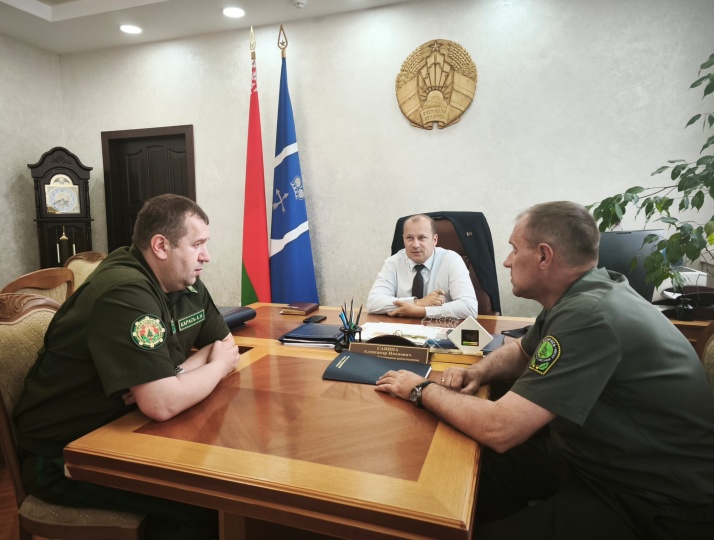 Что обсуждали первый замминистра и председатель Лунинецкого райисполкома?