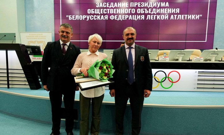 В НОК Беларуси вручили награды Европейской легкоатлетической ассоциации