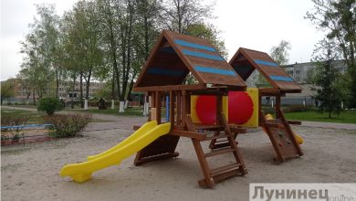 В Микашевичах провели реконструкцию дворовой территории детсада №1