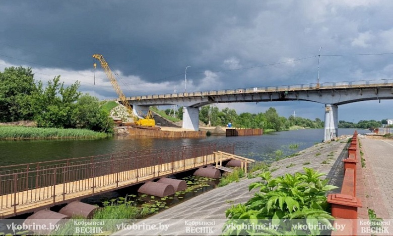 «Старый» мост через реку Мухавец в Кобрине закрывается на реконструкцию 