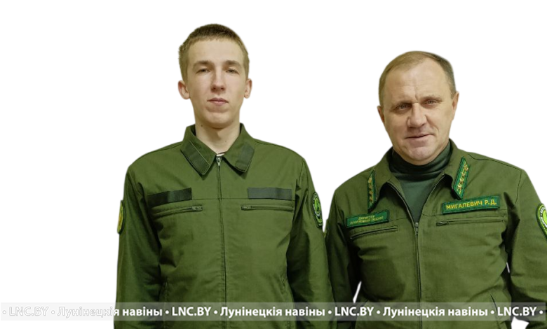 Отслужил и вернулся в Лунинецкий лесхоз