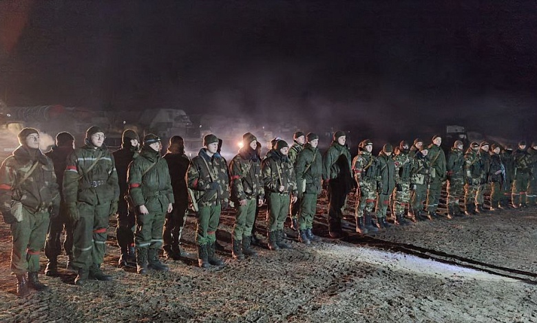 Ночные занятия проводят ракетчики Лунинецкого района