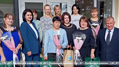 Многодетных мам поздравили в ОАО "Дворецкий" Лунинецкого района 