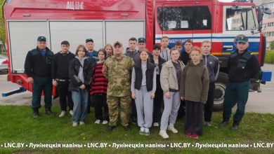 Аллею памяти обновили возле второй школы в Лунинце