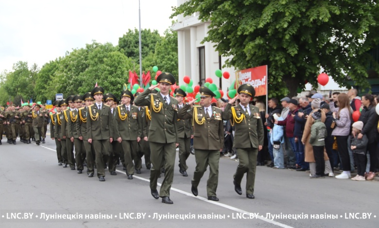 Празднование 80-летия Великой Победы проходит в Лунинце. Большой фоторепортаж