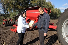 Поддержка и слова благодарности работникам АПК Лунинецкого района