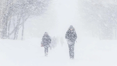 Сильный снегопад обещают синоптики 8 января в Лунинецком районе