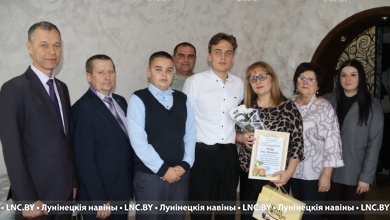 Многодетные семьи принимают поздравления в Лунинецком районе