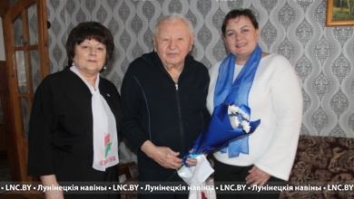 Ветеранов поздравили с Днем защитников Отечества в Лунинце