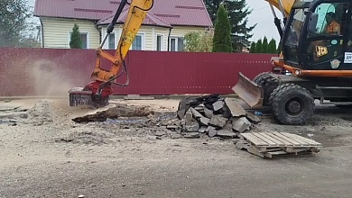 В Лунинце ведутся ремонтные работы на улицах Припятская и Гомельская!