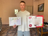 Клубничная победа лунинчанина Максима Горгуна 