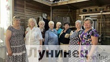 Ветераны познакомились с историей и этнографией в музее (Лунинецкий район)