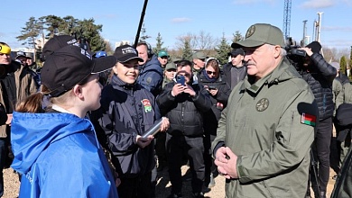 Лукашенко заложил капсулу на месте строительства Национального исторического музея