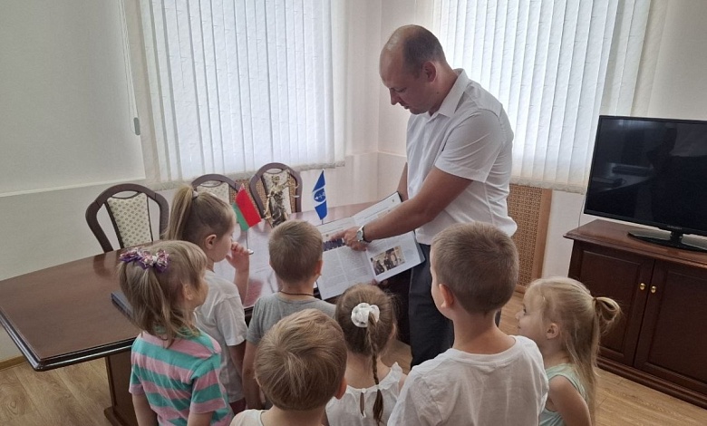 Маленькие гости побывали в прокуратуре Лунинецкого района