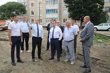 Реконструкция школы в Лунинце под контролем руководства Брестской области