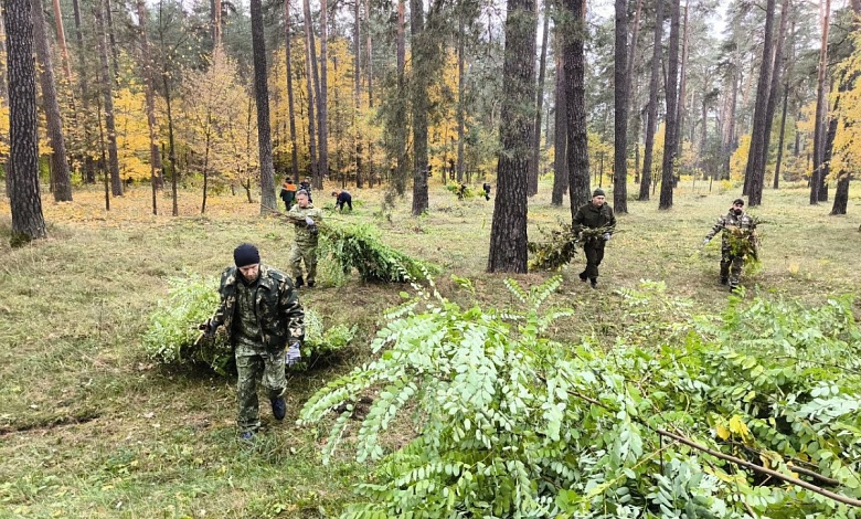Стало чище! На республиканском субботнике потрудились работники Лунинецкого лесхоза